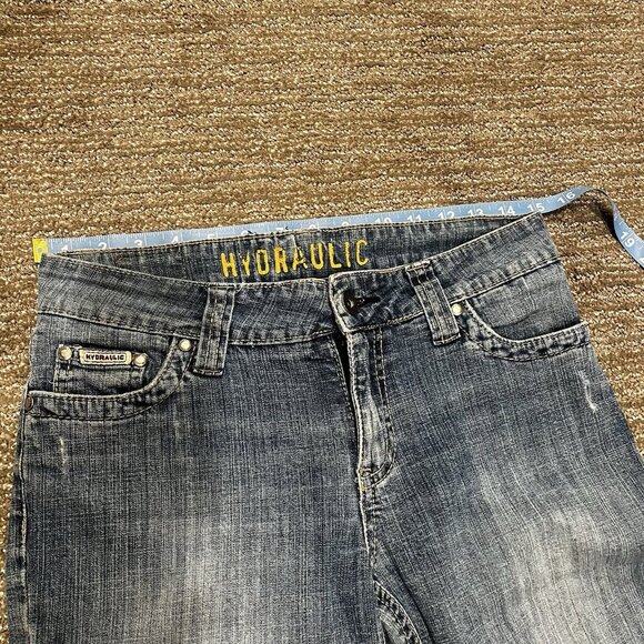 Hydraulic Bootcut Women’s Jeans Low Mid Rise Stretch 5/6 - Picture 5 of 12